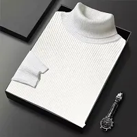 Stylish Wool Blend Solid High Neck Sweatshirt  Pack of 2-thumb3