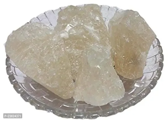 INDVIK Pure and Safe Alum Stone Fitkari Crystal White Stone Phitkari 500 Grm