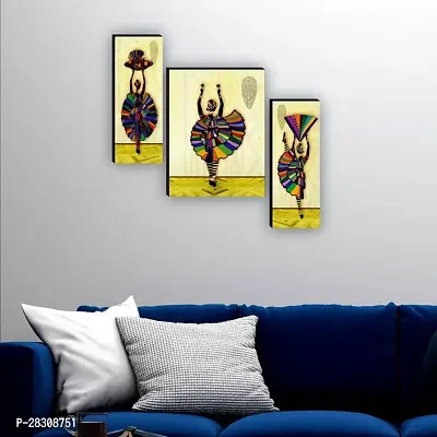 Set of 3 Rajasthani Traditional Modern Art Painting