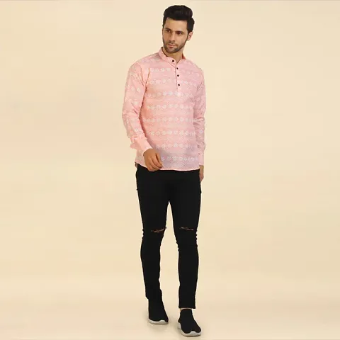 Classic Rayon Long Sleeves Casual Shirts For Men