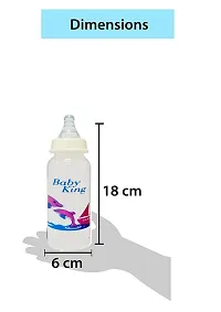 Baby king feeding milk bottle for new born baby, Dolphin (250ml)-thumb3
