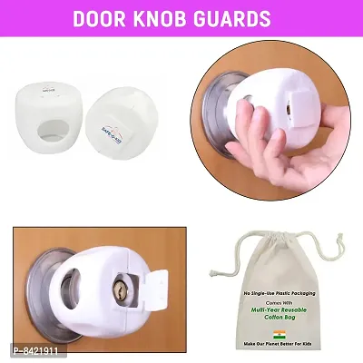 Effective, Fully Covered-Anti-Locking Door Knob Case- Pack of 8-thumb5