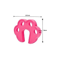 Fit All Sleek Design Strong Silicone Door Stopper- Pink- Pack of 2-thumb2