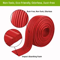 Unique High Density- Prevents From Head Injury Multi-Functional 2 Meter Edge Guard - Red-thumb2