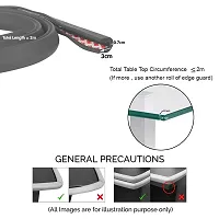 Unique High Density 2 Mtr Long U Shaped Edge Guard Strips - Grey-thumb3
