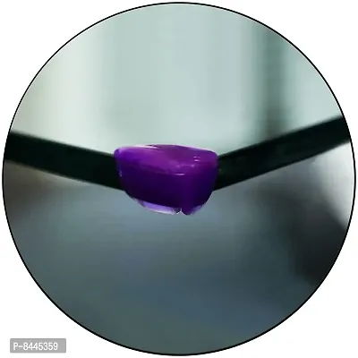 Tear Drop Colorful Corner Caps, Purple