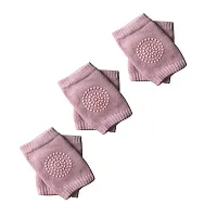 Crawling Baby, Toddler, Infant Anti Slip Elbow And Knee Pads Guards Pink-thumb1