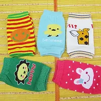 Cute Design, Crawling Baby, Stretchable Elastic Cotton Soft Breathable Comfortable, Toddler, Infant Anti Slip Elbow And Knee Pads Guards  (Assorted Design)-thumb3
