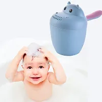 Hair Washing Mug Baby Shampoo Cup Baby Shower Baby Bath Tumbler Rainer Blue-thumb1