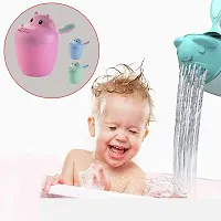 Hair Washing Mug Baby Shampoo Cup Baby Shower Baby Bath Tumbler Rainer Blue-thumb4