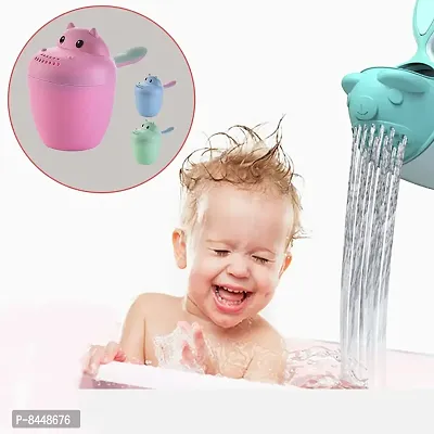 Hair Washing Mug Baby Shampoo Cup Baby Shower Baby Bath Tumbler Rainer Blue-thumb5