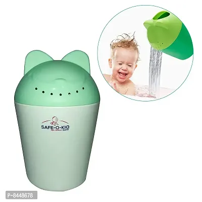 Hair Washing Mug Baby Shampoo Cup Baby Shower Baby Bath Rainer Green