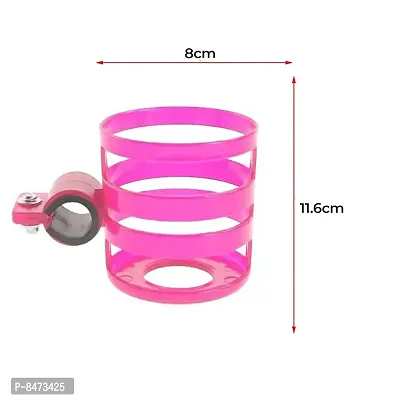 Stroller Cup Holder, Carrying Milk Bottle, Stroller And Pram Accessories For Baby, Pink-Pack of 1-thumb3