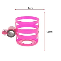 Stroller Cup Holder, Carrying Milk Bottle, Stroller And Pram Accessories For Baby, Pink-Pack of 2-thumb2