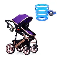 Stroller Cup Holder, Carrying Milk Bottle, Stroller And Pram For Baby, Blue-Pack of 1-thumb1