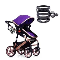 Stroller Cup Holder, Carrying Milk Bottle, Stroller And Pram For Baby, Black-Pack of 1-thumb1