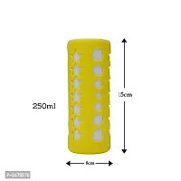 Silicone Baby Feeding Bottle Cover, Sleeve, Holder, Insulated Protection, All Bottle Types, Large 250 Ml, Yellow-thumb1