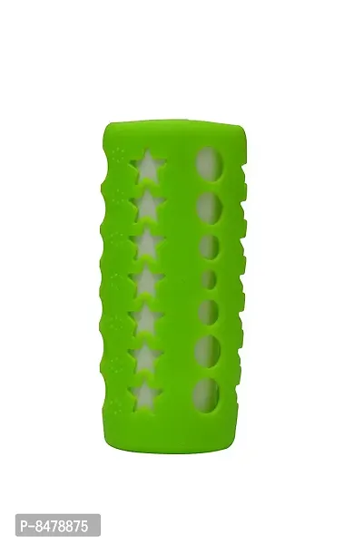 Silicone Baby Feeding Bottle Cover, Sleeve, Holder, Insulated Protection, All Bottle Types, Large 250 Ml, Green