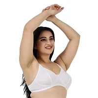 LadyLand Womens Non Padded Non Wired Solid Full Coverage Bra-thumb2