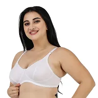 LadyLand Womens Non Padded Non Wired Solid Full Coverage Bra-thumb3