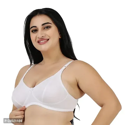 LadyLand Womens Non Padded Non Wired Solid Full Coverage Bra-thumb4
