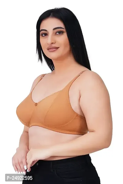 LadyLand Hosiery Classic Bra for Women - Side Support Shaper, Non-Padded, Non-Wired  High Coverage with-thumb4