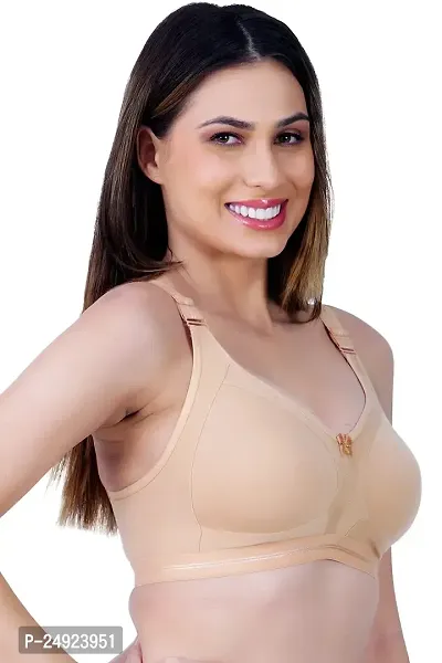 Ladyland Bra for Women Non-Padded, Non-Wired  Full Coverage with Seamless Cup-thumb4