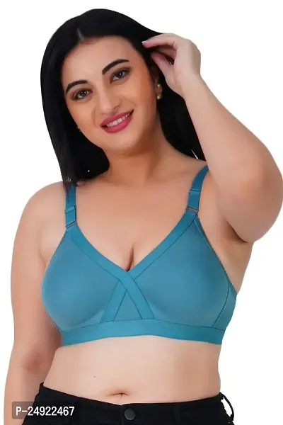 FANMADE Non Padded Beautiful Net Bra, Soft & Comfortable Fancy Net Bra for  Women and Girl Pack of 3
