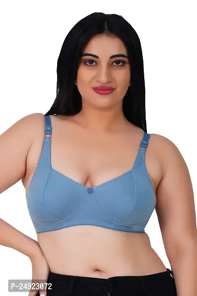 LadyLand Hosiery Classic Bra for Women - Side Support Shaper, Non-Padded, Non-Wired  High Coverage with