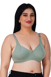 LadyLand Hosiery Classic Bra for Women - Side Support Shaper, Non-Padded, Non-Wired  High Coverage with-thumb3