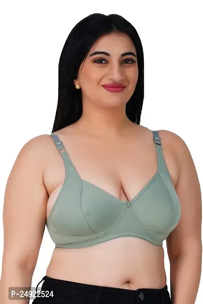 LadyLand Hosiery Classic Bra for Women - Side Support Shaper, Non-Padded, Non-Wired  High Coverage with-thumb4