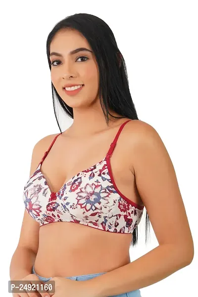 LadyLand Full Coverage Push Up Padded Wire Free Bra-thumb3