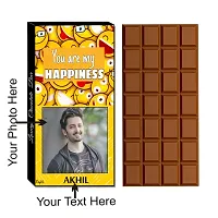 Expelite Personalised You are My Happiness Chocolate gift bar - 100 grams Special Chocolate Gift-thumb1