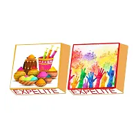 Expelite Holi Gifts Chocolate - 18 pc | Happy Holi Chocolate Box, Holi Special Celebration Gift Hamper (400g)-thumb2