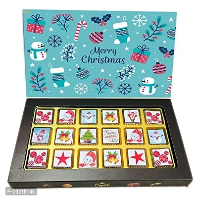 Expelite Beautiful Merry Christmas Chocolate Gift for Kids - 18 pc Christmas Chocolate Gift for Wife 400 Gram