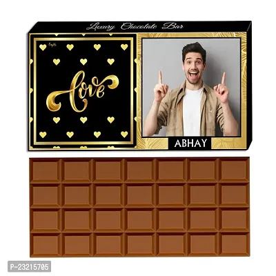 Expelite Personalised Love Chocolate gift bar online - 100 grams-thumb0