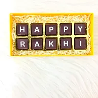 Expelite Rakhi Online-Happy Rakhi wishes-10 Chocolate Designer Gift Box-thumb1