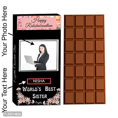 Personalized Rakhi With Chocolate - World Best Sister Rakhi Gift To Sister-thumb2