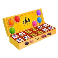 Expelite Holi Gifts Chocolate - 12 pc | Happy Holi Chocolate Box, Holi Special Celebration Gift Hamper (350g)-thumb1