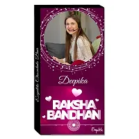 Expelite Rakshabandhan Chocolate Gift With Photo And Name - Rakhi Gifts For Married Sisters-thumb3