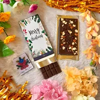 Expelite Merry Christmas Chocolate Bar Gift - Personalize Chocolates Bars / New Year Chocolate Gift (100 g)-thumb1