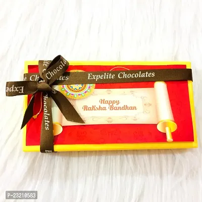 Expelite Rakhi Gift for Brother- Rakhi Combo-World Best Bro-18 Chocolate Gift Box-thumb3