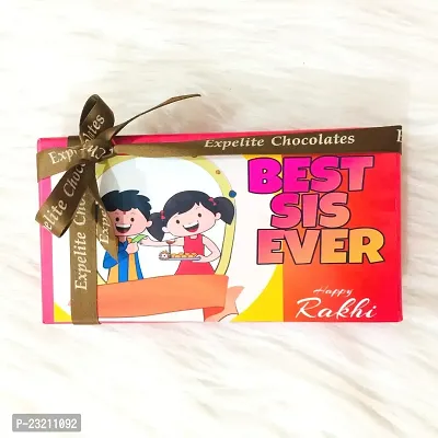 Expelite Rakhi Gifts Online-Best Sis Ever-Assorted 18 Chocolate Gift Box-thumb3