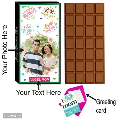 Expelite Personalised Mothers Day Greeting Card and Chocolate Gift from Baby 100 Grams-thumb2