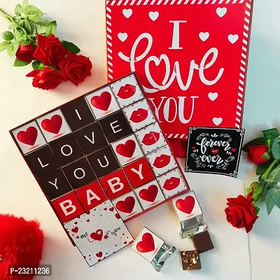 Expelite Personalised Valentines Day Gift/I Love You Baby Chocolate Box Chocolate Gift Pack-thumb0