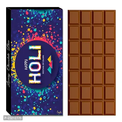 Expelite Happy Holi Chocolate Bar, Holi Special Celebration Gift Pack (100g)-thumb0