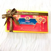 Expelite Rakhi Online-Happy Rakhi wishes-10 Chocolate Designer Gift Box-thumb2