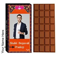 Expelite Personalised Diwali Chocolate Gifts For Employees with Diwali Wishes Greetings - 100 Grams-thumb1