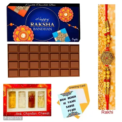 Expelite RakshaBandhan Chocolate Gift - Rakshabandhan Gift Sister With Rakhi Combo