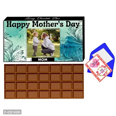 Expelite Personalised Mothers Day Greeting Card and Chocolate Gift from Son 100 Grams